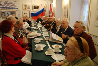 Встреча ветеранов в Домжуре