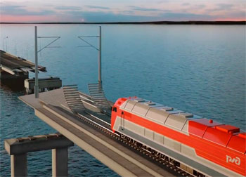 Ж/д ветку к мосту в Крыму начнут строить летом 2016